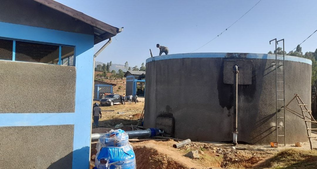 Construction of Water supply