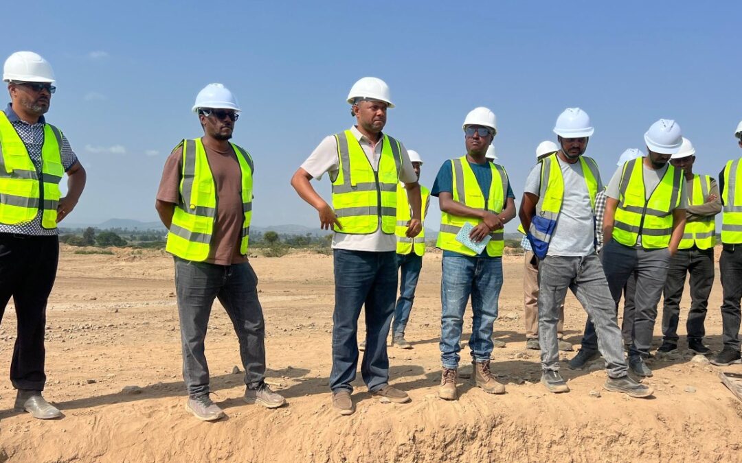 Adama Town waste water treatment project(FSSTP)3C site visiting and monthly progress evaluation meeting